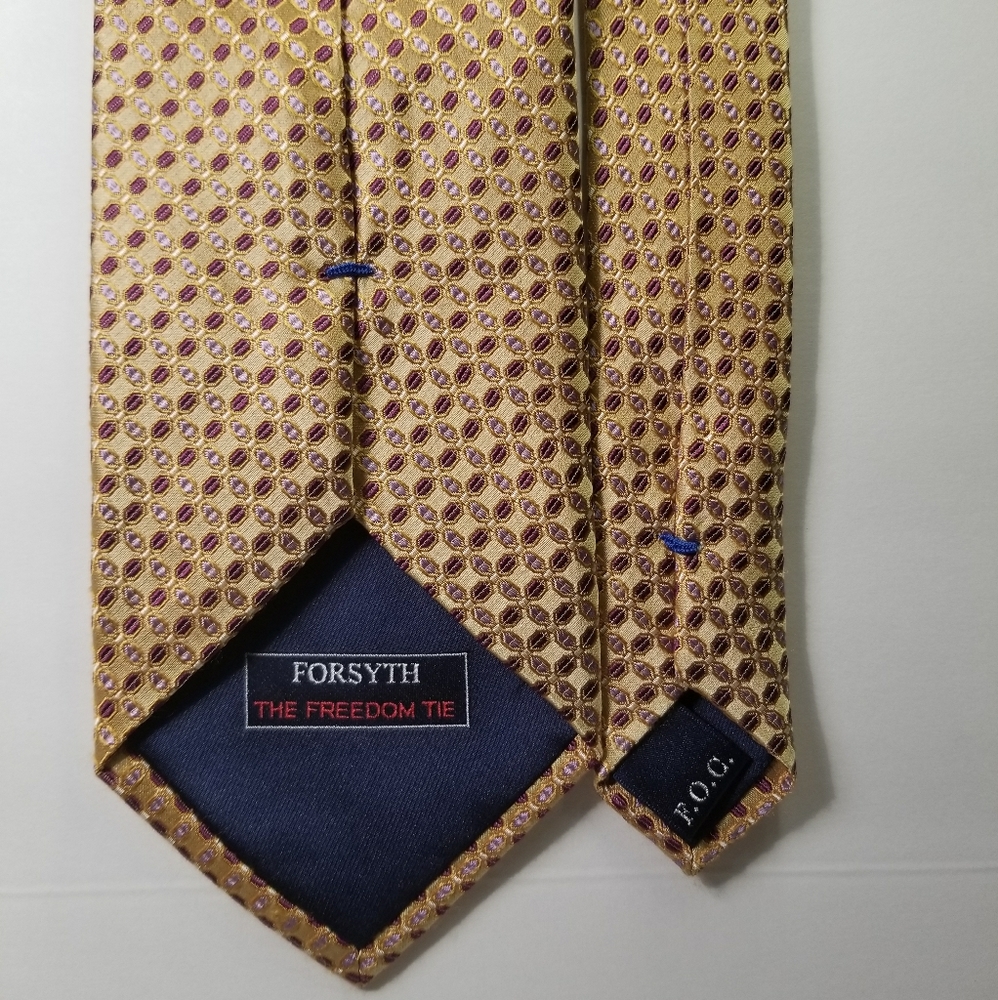 Gold Forsyth necktie - Picture 5 of 5